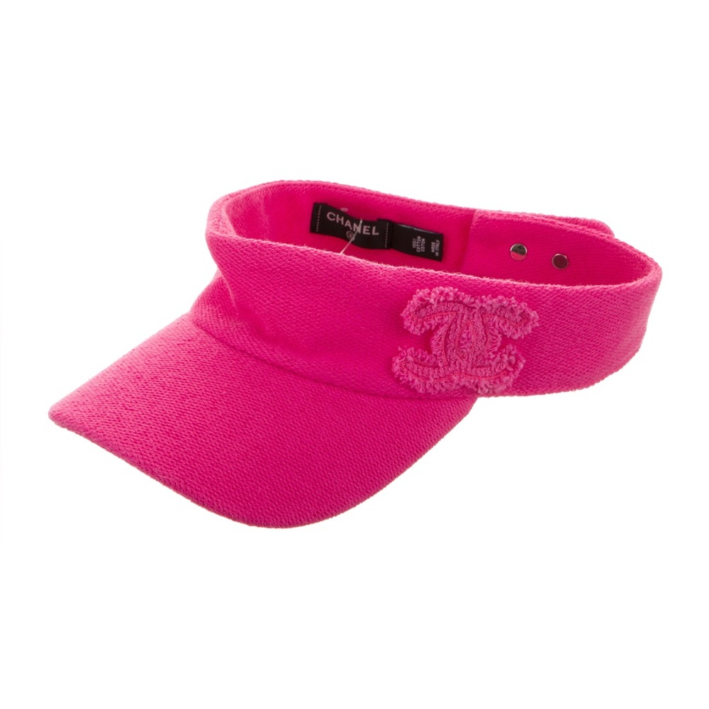 Chanel Pink terry Visor